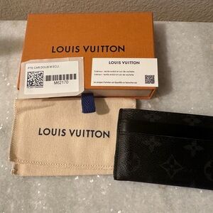 Louis Vuitton Eclipse Double Card Holder